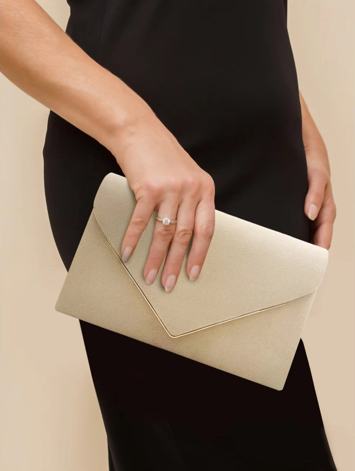 Zoe - Stijlvolle clutchtas met schouderketting voor dames