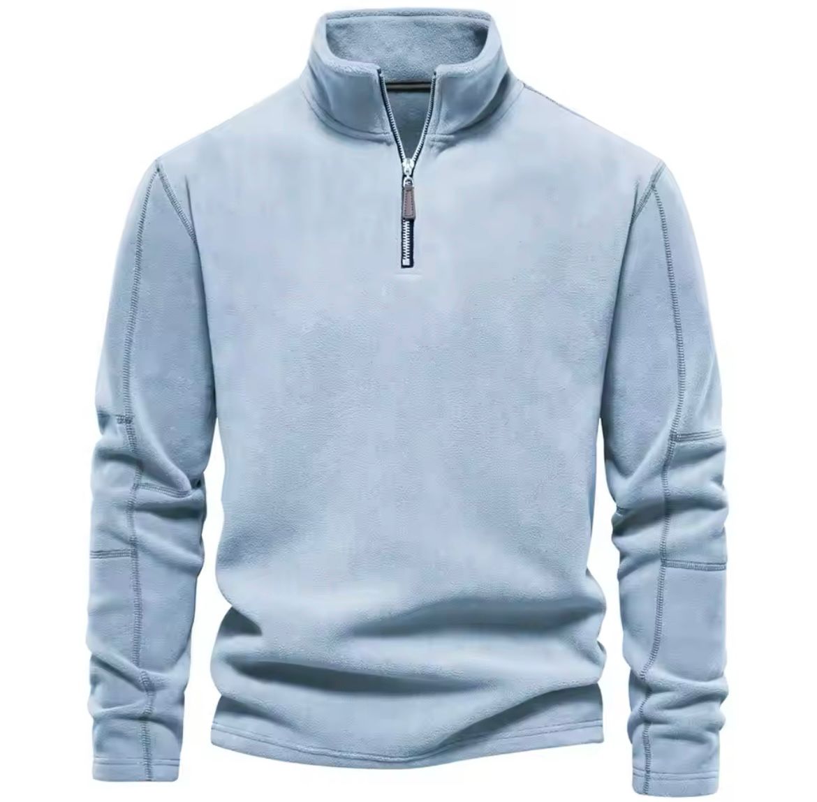 Waylon - Gebreide half-zip trui met opstaande kraag voor heren