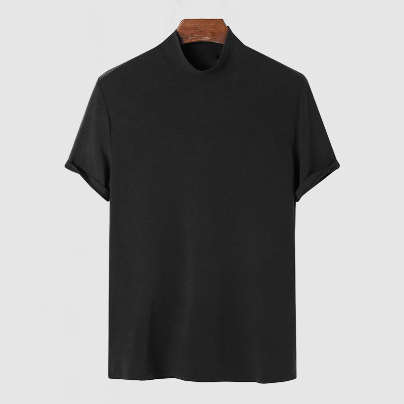 Henk - Stijlvol slim fit shirt met geribde kraag voor heren