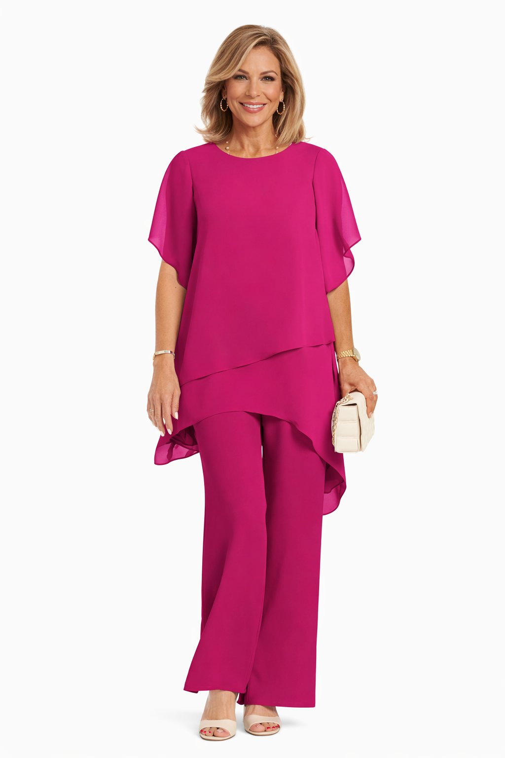 Evi - Elegante asymmetrische set voor dames