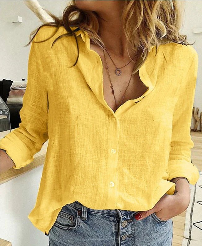 Agnes - Luchtige casual blouse met vogelprint voor dames