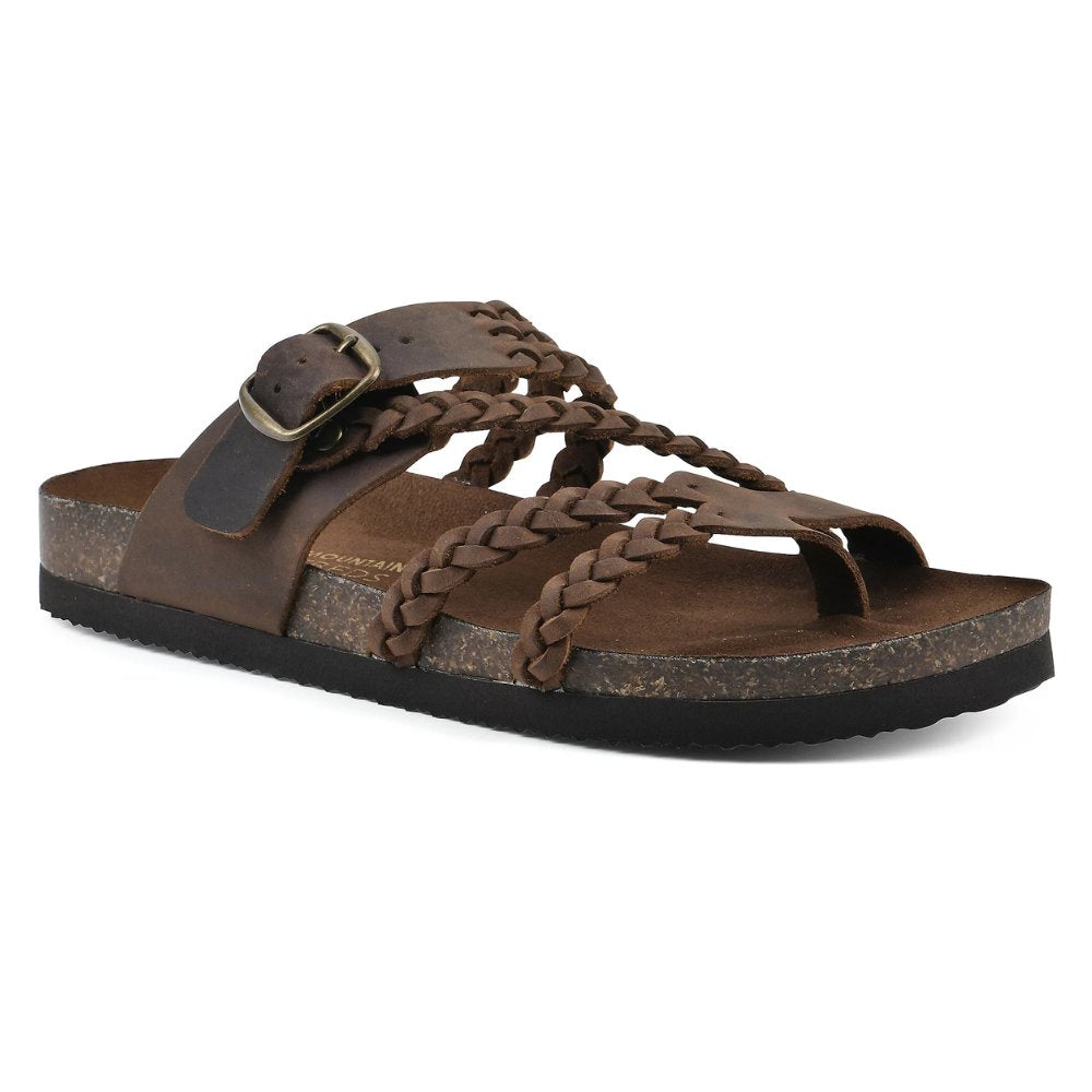 Femke - Gevlochten kurk sandalen voor dames
