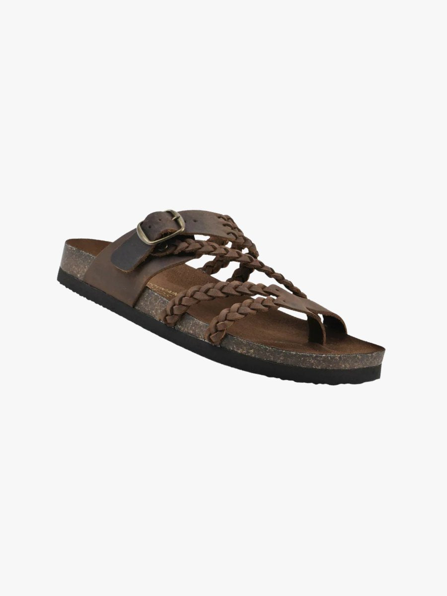 Femke - Gevlochten kurk sandalen voor dames