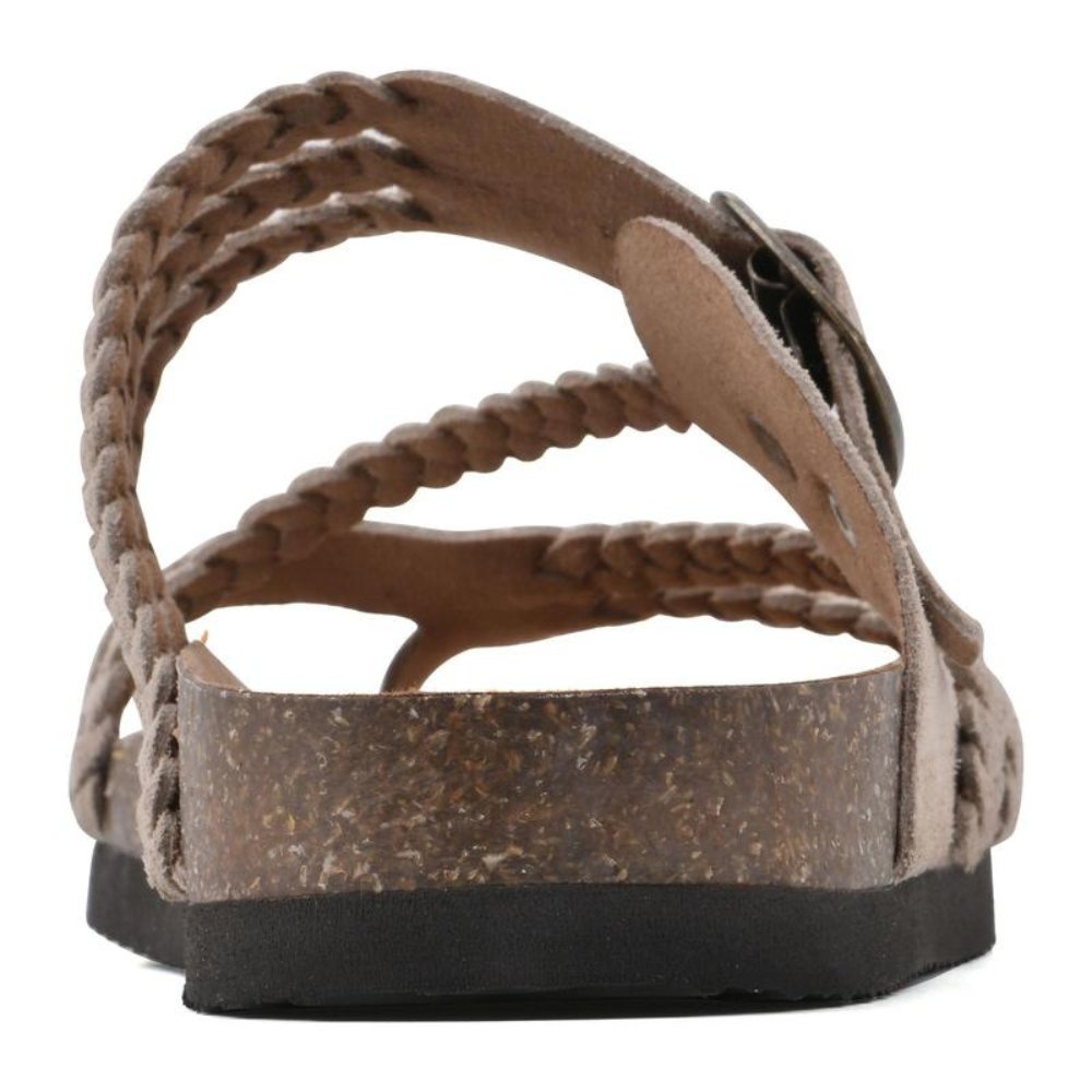 Femke - Gevlochten kurk sandalen voor dames