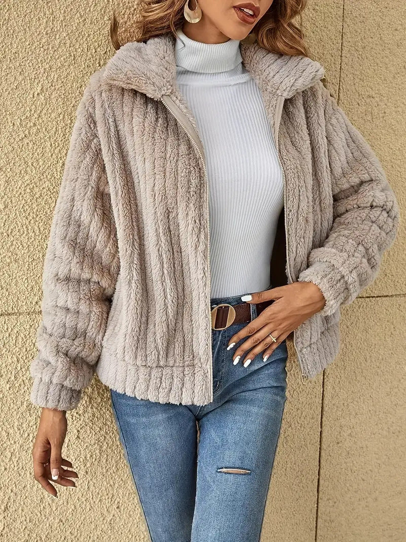 Ivy - Elegante gewatteerde gilet met rits voor dames