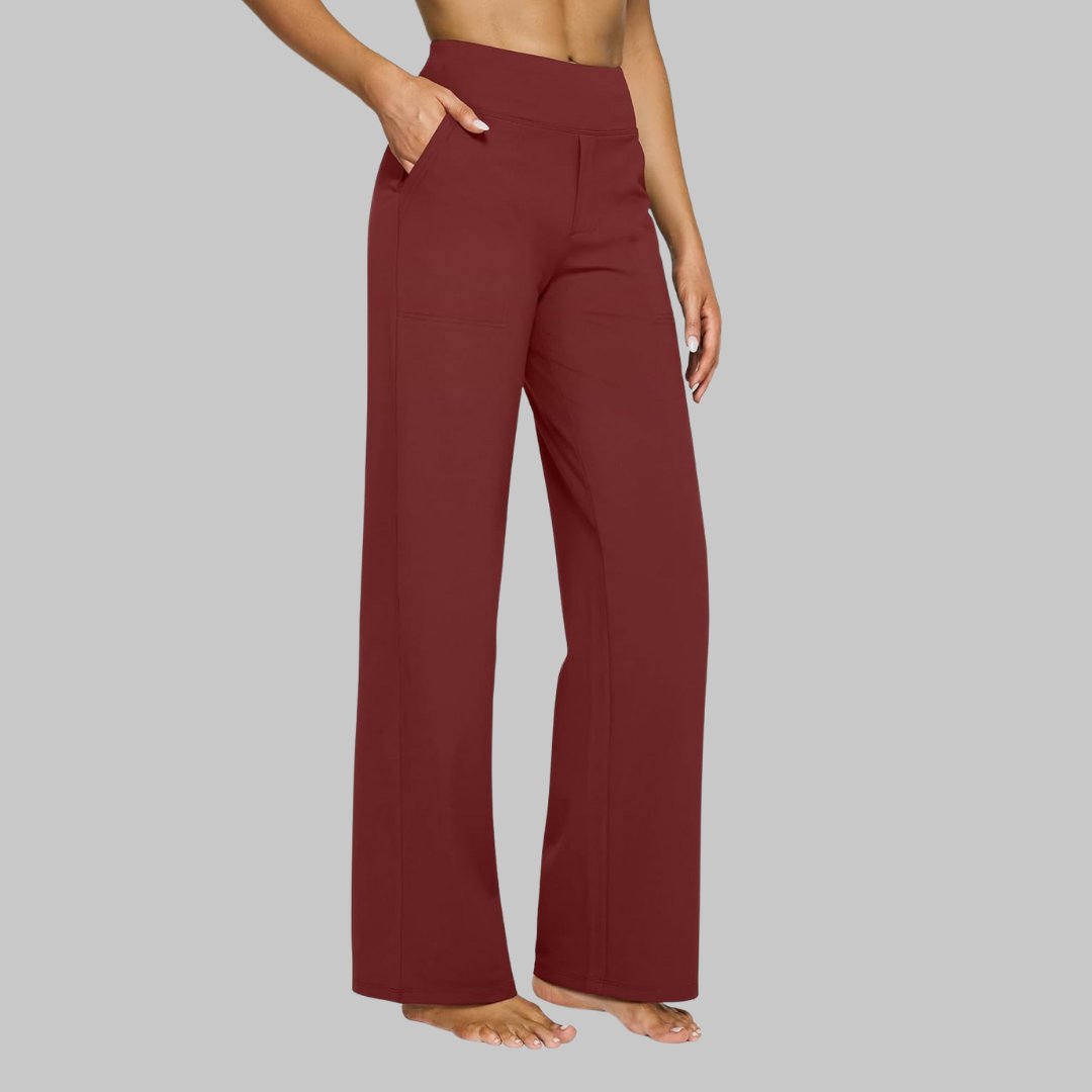 Iris - Elastische high waist stretchbroek voor dames