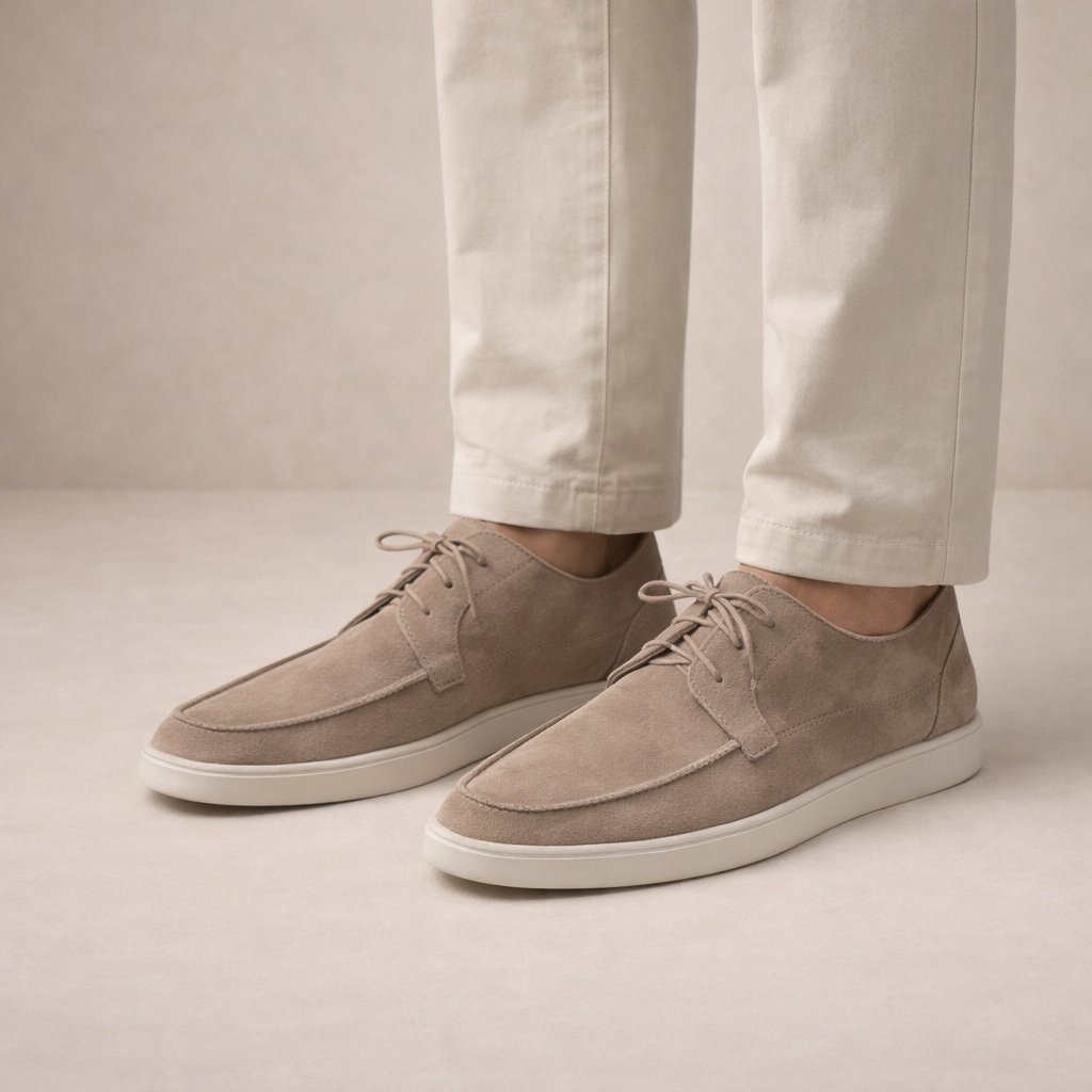 Gijs - Klassieke suède loafers voor heren