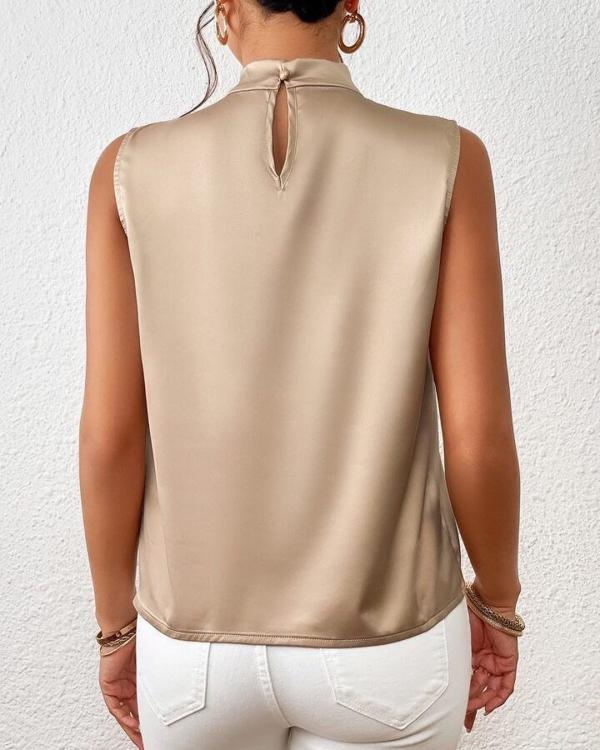 Pien - Elegante mouwloze top met halsdetail voor dames
