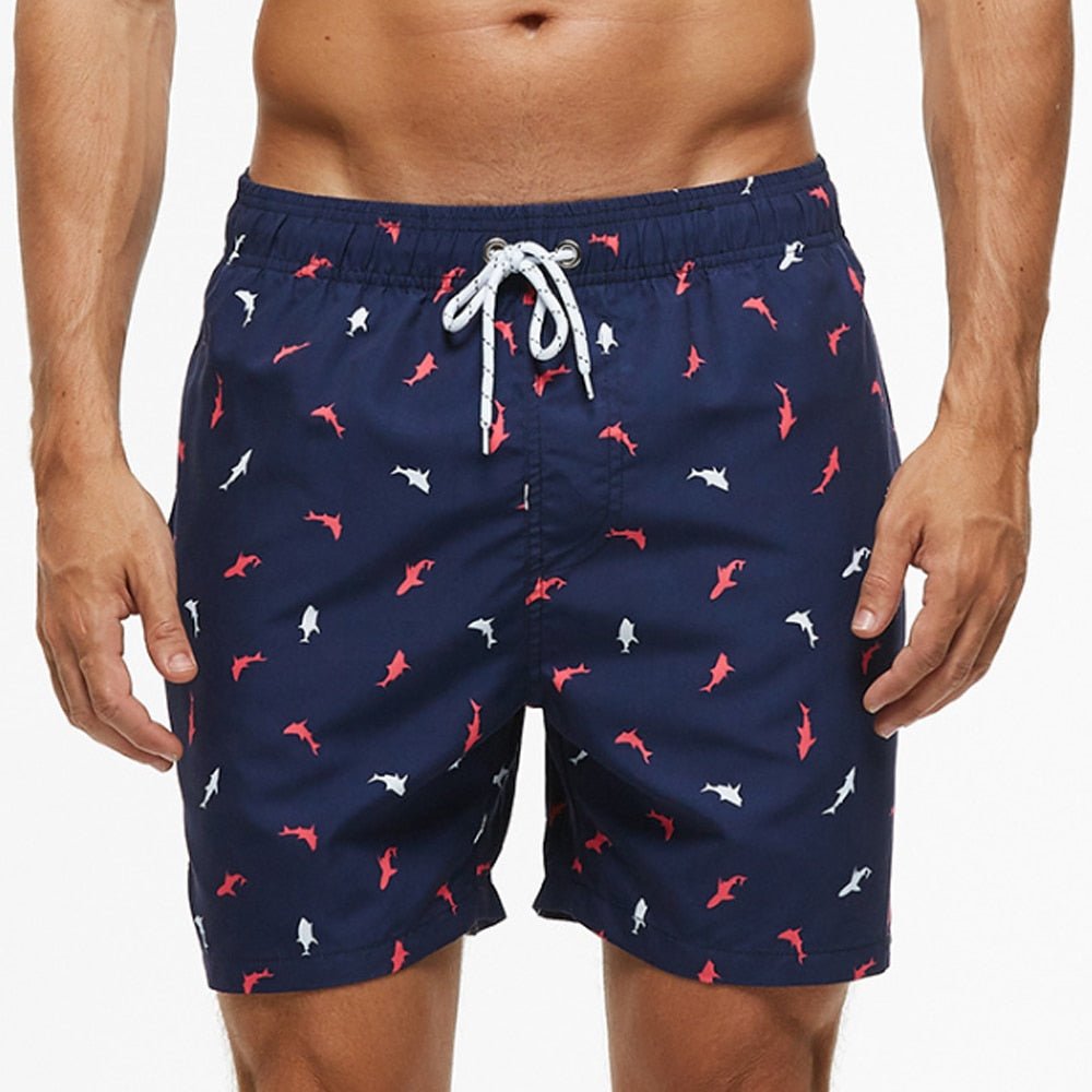 Sepp - Sneldrogende zomerse zwembroek met bananenprint voor heren
