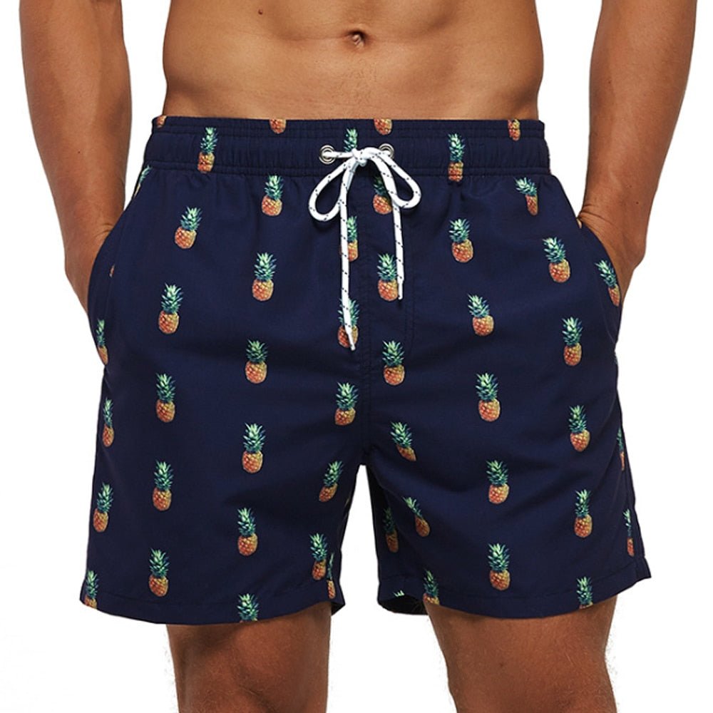 Sepp - Sneldrogende zomerse zwembroek met bananenprint voor heren