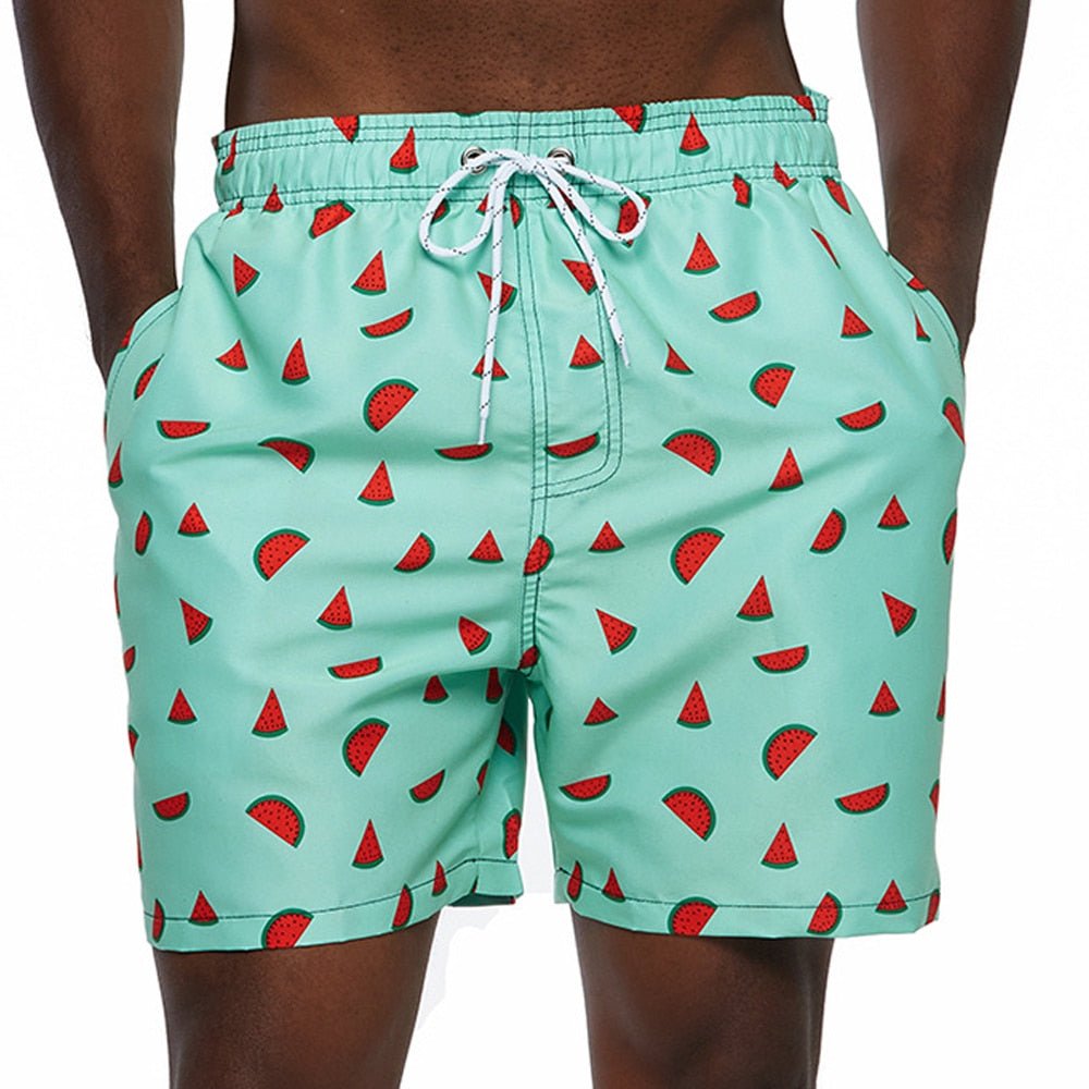 Sepp - Sneldrogende zomerse zwembroek met bananenprint voor heren