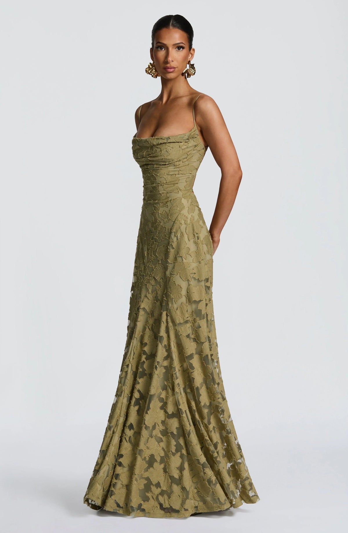 Maren - Elegante maxi jurk met open rug voor dames