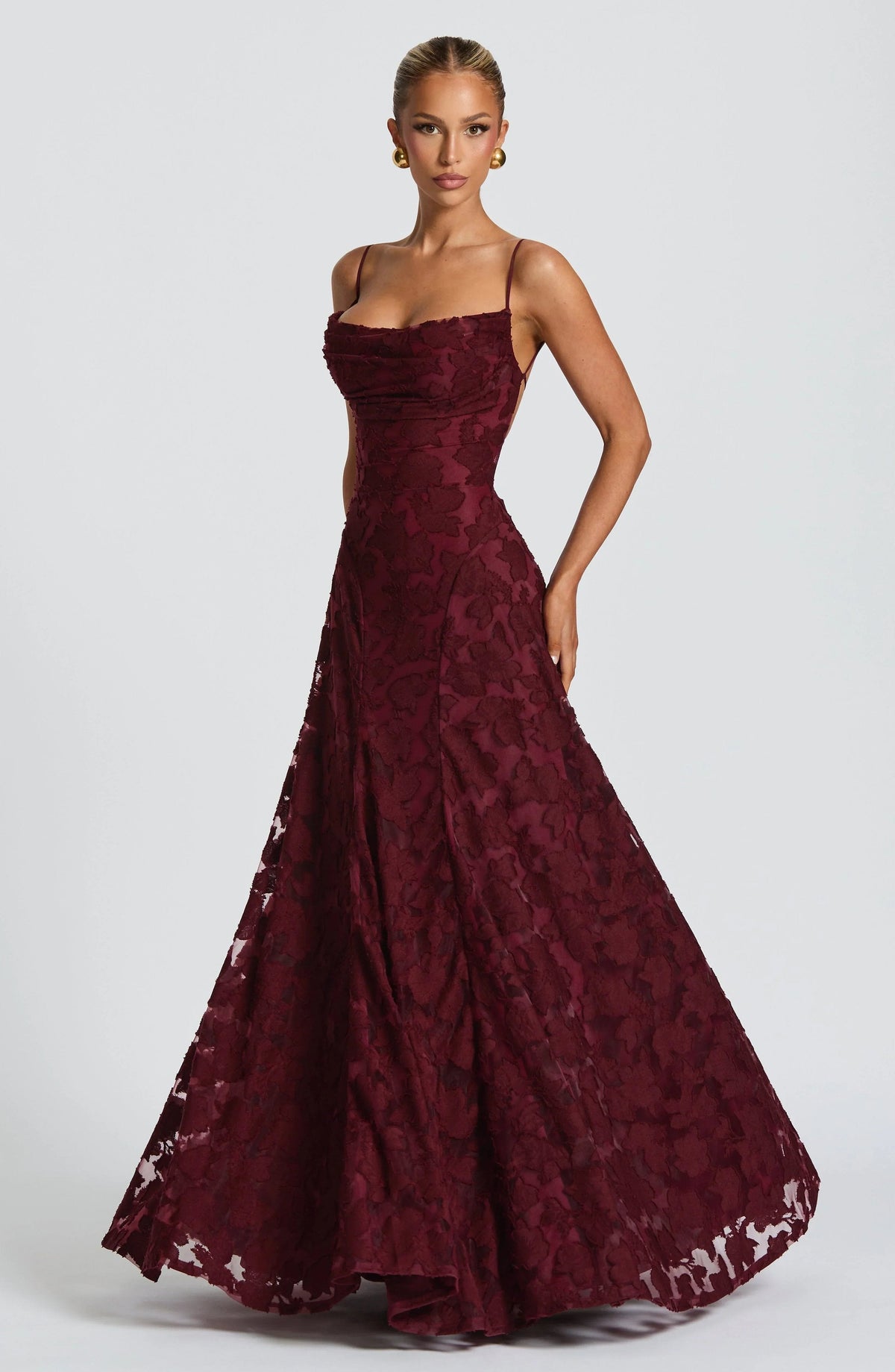 Maren - Elegante maxi jurk met open rug voor dames