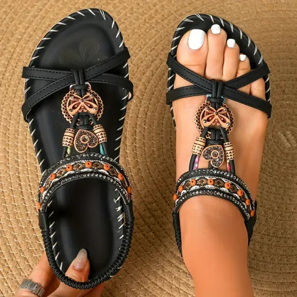 Lynn - Zomerse sandalen met sierbandjes voor dames