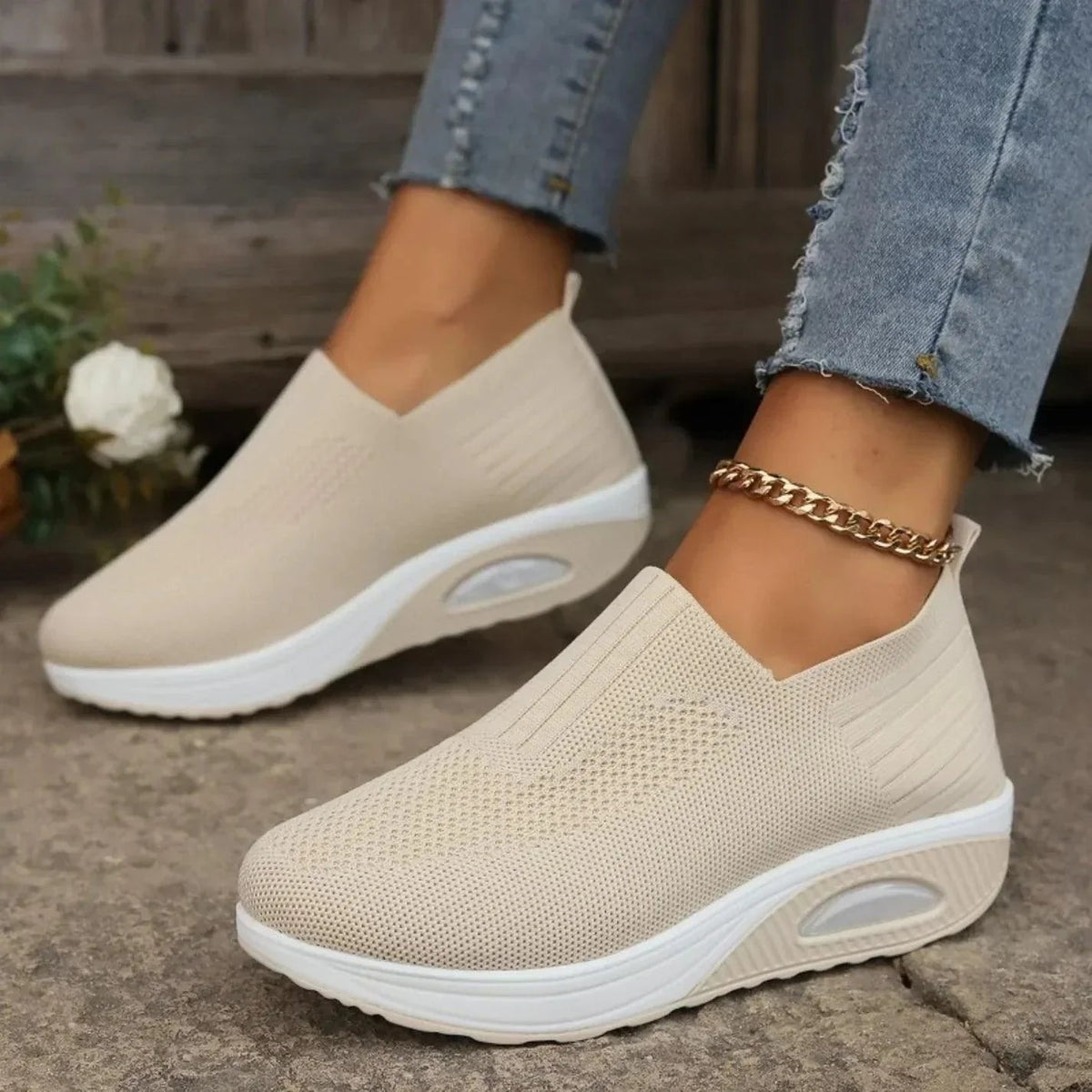 Isa - Sportieve instapsneaker voor dames