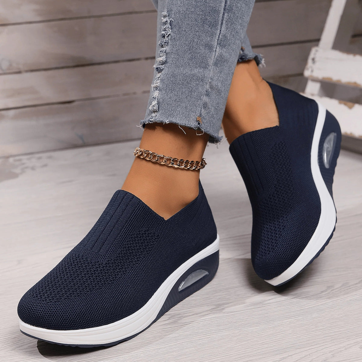 Isa - Sportieve instapsneaker voor dames