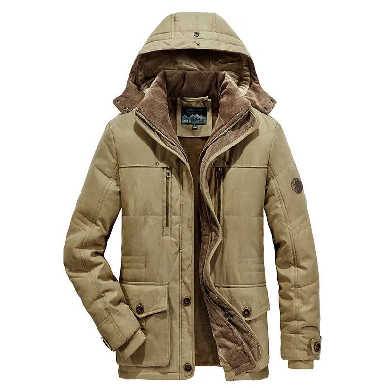Cristian - Warme fluwelen hoodie met capuchon voor heren