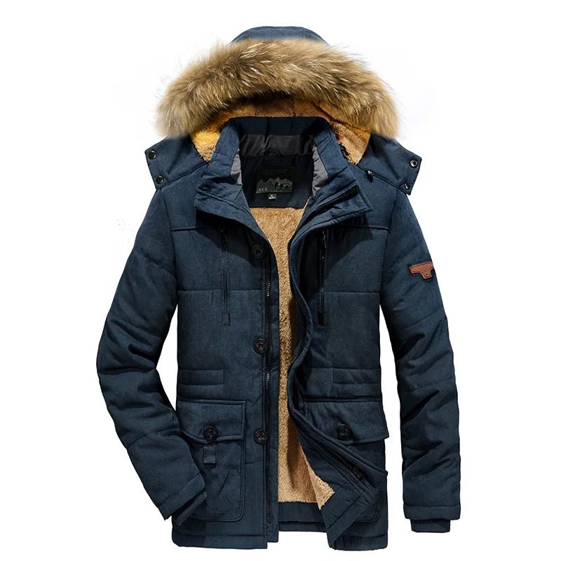 Cristian - Warme fluwelen hoodie met capuchon voor heren