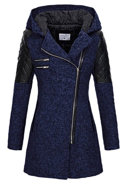 Riley - Lange winterjas met capuchon voor dames