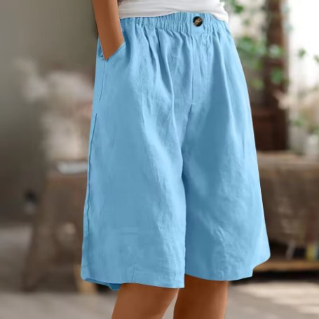 Jules - Wijde shorts met elastische taille voor dames