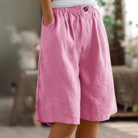 Jules - Wijde shorts met elastische taille voor dames