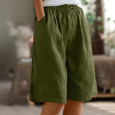 Jules - Wijde shorts met elastische taille voor dames