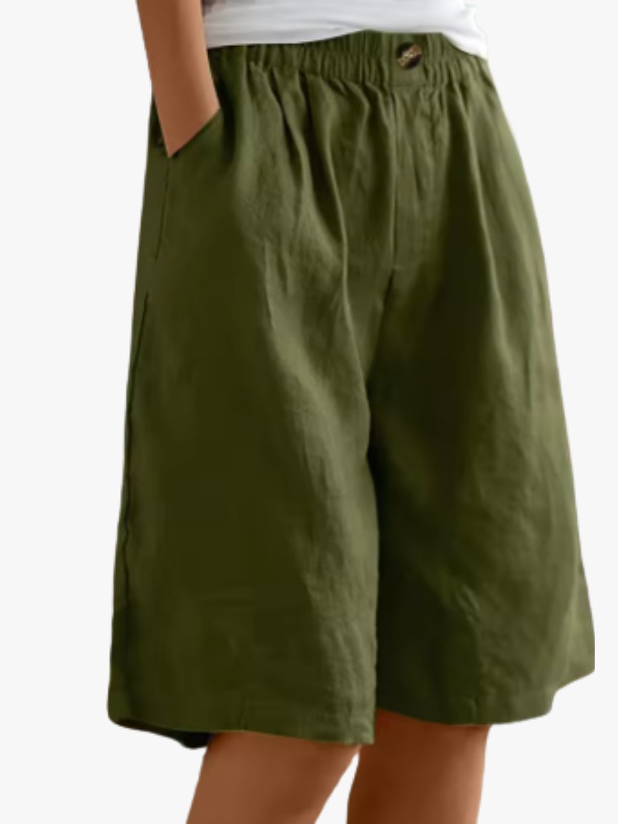 Jules - Wijde shorts met elastische taille voor dames