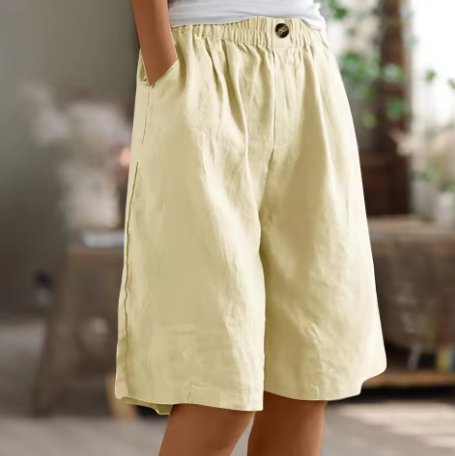 Jules - Wijde shorts met elastische taille voor dames
